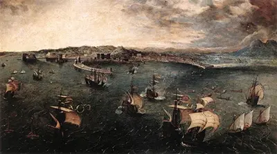 Naval Battle in the Gulf of Naples Pieter Bruegel